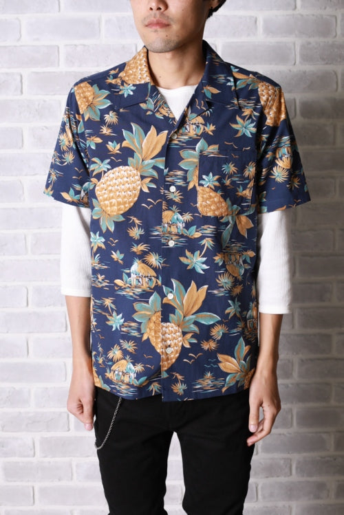 2018 S/S LOUNGE LIZARD COTTON×RAYON ALOHA SHIRT