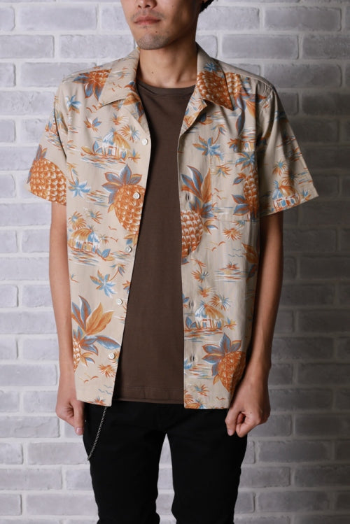 2018 S/S LOUNGE LIZARD COTTON×RAYON ALOHA SHIRT