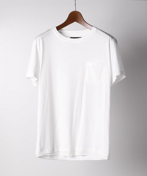 2018 S/S LOUNGE LIZARD 40/1 C/MOD HIGH GAUZE天竺 TEE ATLAS