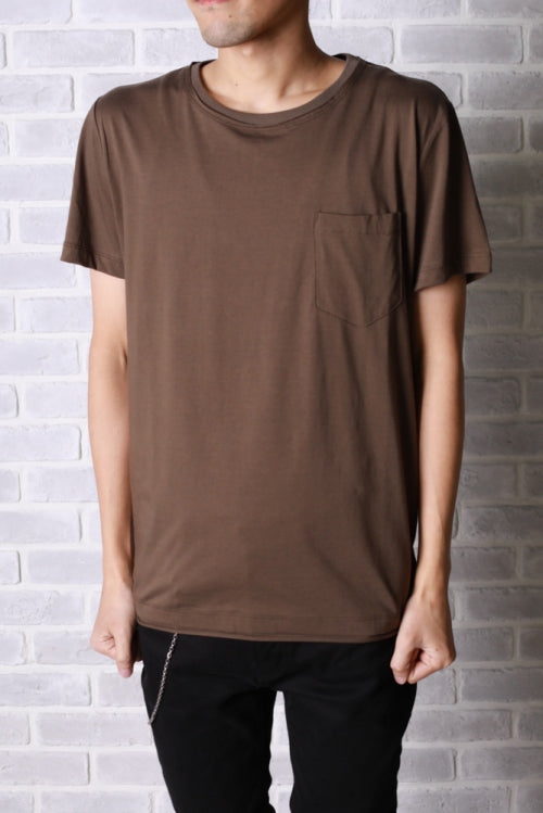 2018 S/S LOUNGE LIZARD 40/1 C/MOD HIGH GAUZE天竺 TEE ATLAS