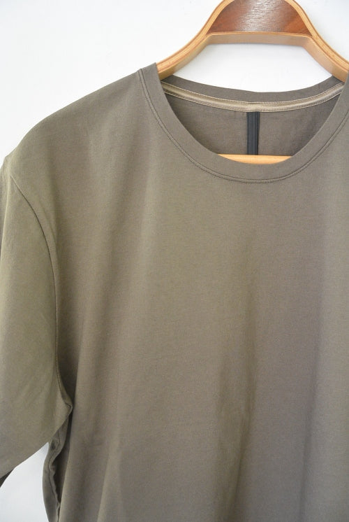 2017 S/S GalaabenD 30/1シルケット天竺 crew neck 65/KHAKI