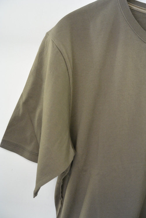 2017 S/S GalaabenD 30/1シルケット天竺 crew neck 65/KHAKI