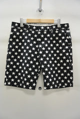 2016 S/S MARBLES Star Printed Shorts BLACK