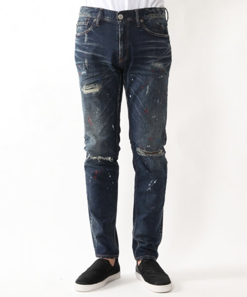 2019 S/S TMT HYBRID-STRETCH PAINT&CRUSH DENIM 5P TAPERED 【Sexy Zone 中島健人さん着用】