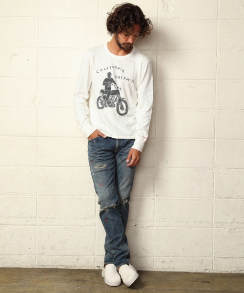 2019 S/S TMT HYBRID-STRETCH PAINT&CRUSH DENIM 5P TAPERED 【Sexy Zone 中島健人さん着用】