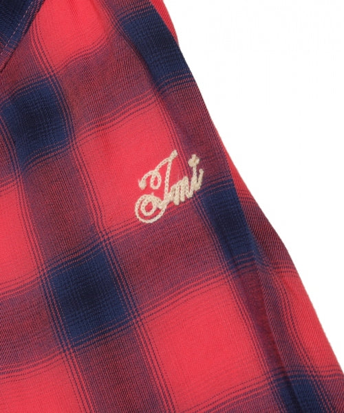 2019 S/S TMT RAYON TWILL OMBRE CHECK SHIRTS(TSHS1906)