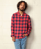2019 S/S TMT RAYON TWILL OMBRE CHECK SHIRTS(TSHS1906)