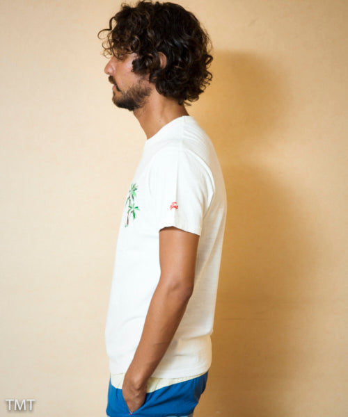 2018 S/S TMT S/SL 16/1 SOFT TWIST JERSEY(TREE EMBROIDERY)