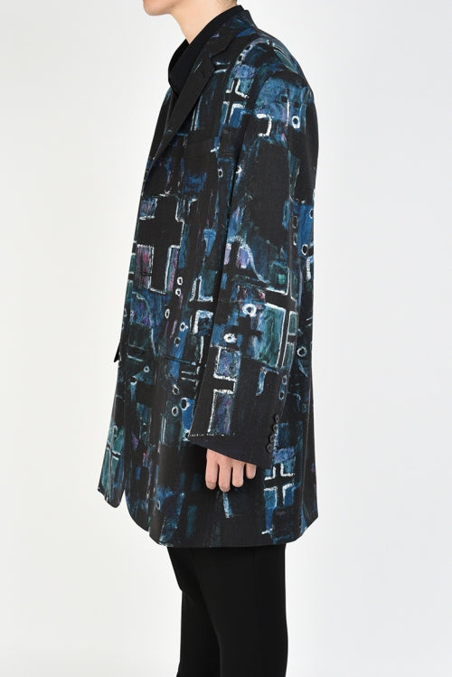 2020 S/S LAD MUSICIAN INKJET CROSS 3B BIG JACKET