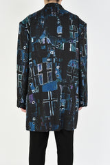 2020 S/S LAD MUSICIAN INKJET CROSS 3B BIG JACKET