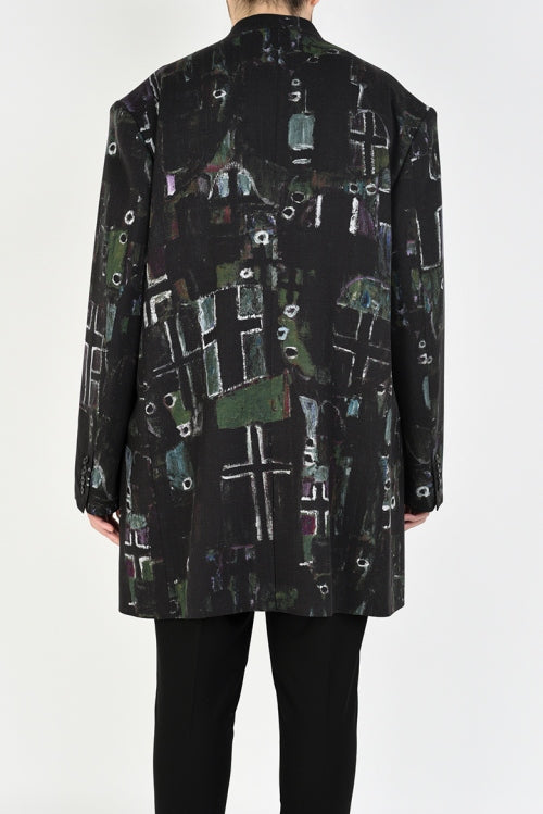 2020 S/S LAD MUSICIAN INKJET CROSS 3B BIG JACKET
