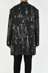 2020 S/S LAD MUSICIAN INKJET CROSS 3B BIG JACKET
