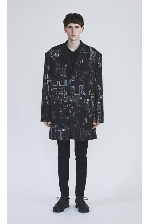 2020 S/S LAD MUSICIAN INKJET CROSS 3B BIG JACKET