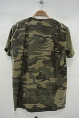 2015 S/S GalaabenD ライトモールスキンストレッチ カモフラージュprint+1.5ミリパイル crew neck loose fit 65/KHAKI MIX