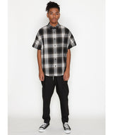 2019 S/S NUMBER (N)INE OMBRE CHECK BIG SHOULDER SHORT SLEEVE SHIRT