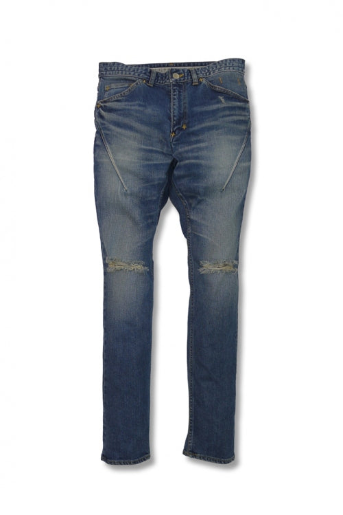 2016 S/S n(n) BY NUMBER (N)INE TAPERED PANT_DENIM(DAMAGED) BLUE