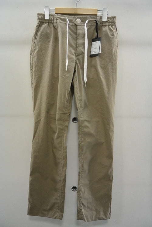 2016 S/S NUMBER (N)INE EASY CROPPED PANT_TYPEWRITER STRETCH BEIGE