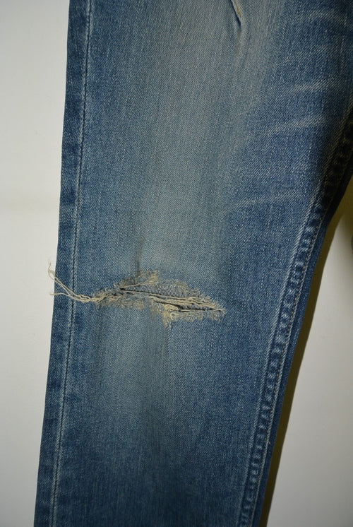 2016 S/S n(n) BY NUMBER (N)INE TAPERED PANT_DENIM(DAMAGED) BLUE