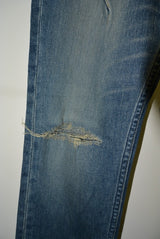2016 S/S n(n) BY NUMBER (N)INE TAPERED PANT_DENIM(DAMAGED) BLUE