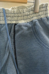 2017 S/S TMT INDIGO FRENCH TERRY SHORT PANTS INDIGO LIGHT