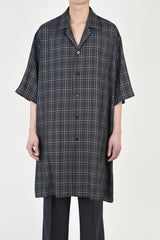 2021 S/S LAD MUSICIAN MODAL OMBRE GLEN CHECK LONG SHIRT