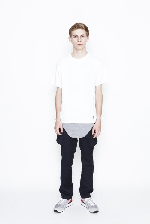 2016 S/S NUMBER (N)INE    LAYERED T-SHIRTS_TANK TOP WHITExGRAY