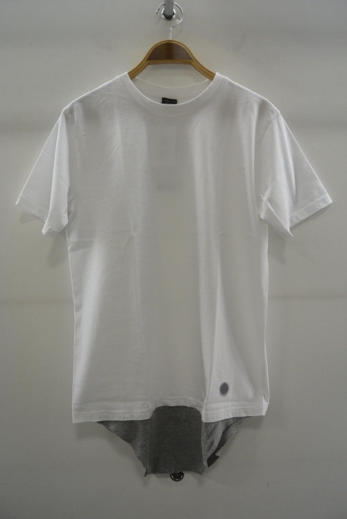 2016 S/S NUMBER (N)INE    LAYERED T-SHIRTS_TANK TOP WHITExGRAY