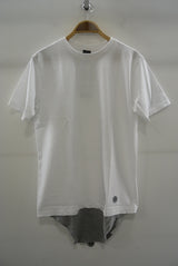 2016 S/S NUMBER (N)INE    LAYERED T-SHIRTS_TANK TOP WHITExGRAY
