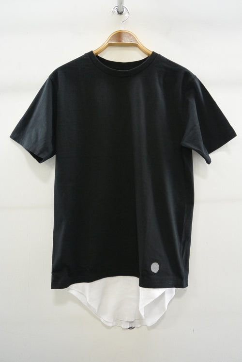 2016 S/S NUMBER (N)INE    LAYERED T-SHIRTS_TANK TOP BLACKxWHITE