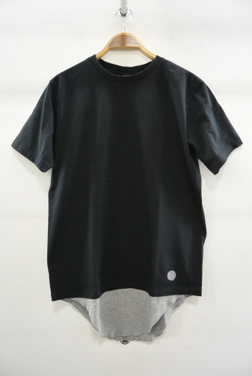2016 S/S NUMBER (N)INE    LAYERED T-SHIRTS_TANK TOP BLACKxGRAY