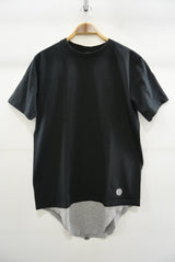 2016 S/S NUMBER (N)INE    LAYERED T-SHIRTS_TANK TOP BLACKxGRAY