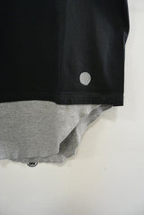 2016 S/S NUMBER (N)INE    LAYERED T-SHIRTS_TANK TOP BLACKxGRAY