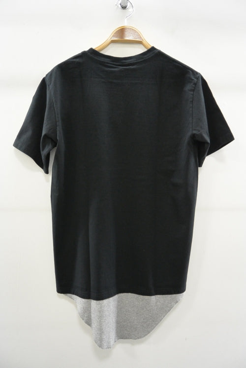 2016 S/S NUMBER (N)INE    LAYERED T-SHIRTS_TANK TOP BLACKxGRAY