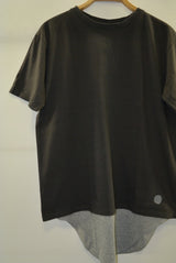 2016 S/S NUMBER (N)INE LAYERED T-SHIRTS/GARMENT DYE_TANK TOP C GRAYxGRAY