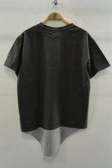 2016 S/S NUMBER (N)INE LAYERED T-SHIRTS/GARMENT DYE_TANK TOP C GRAYxGRAY