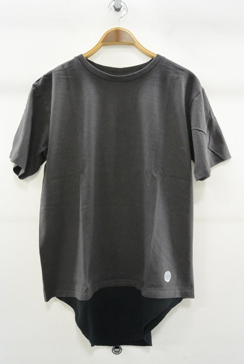 2016 S/S NUMBER (N)INE LAYERED T-SHIRTS/GARMENT DYE_TANK TOP C GRAYxBLACK