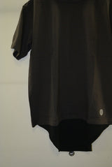 2016 S/S NUMBER (N)INE LAYERED T-SHIRTS/GARMENT DYE_TANK TOP C GRAYxBLACK