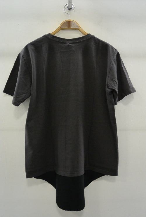 2016 S/S NUMBER (N)INE LAYERED T-SHIRTS/GARMENT DYE_TANK TOP C GRAYxBLACK