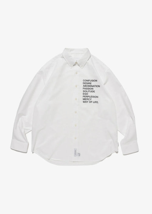 2026 S/S WTAPS BD 01 / LS / CTPL. OXFORD. RF