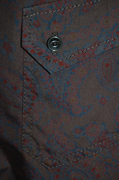 2013 S/S JAMA RICO 80/2 PAISLEY PRINT BROAD 2002 BLACK