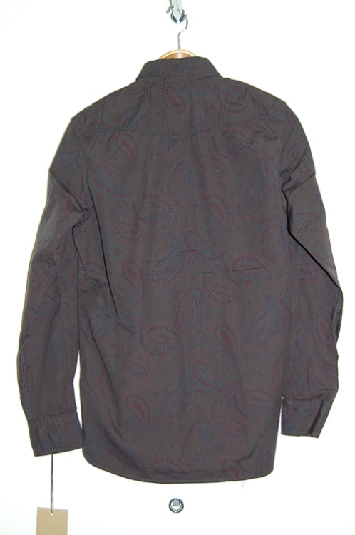 2013 S/S JAMA RICO 80/2 PAISLEY PRINT BROAD 2002 BLACK