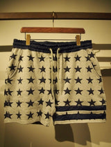 2018 S/S M sweat short pants (star pattern) (h.gray)