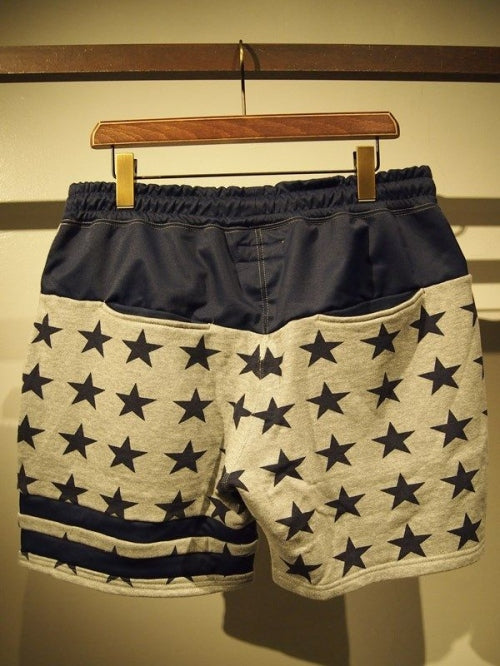 2018 S/S M sweat short pants (star pattern) (h.gray)