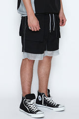 2017 S/S NUMBER (N)INE BOX POCKET SHORTS_NYLON