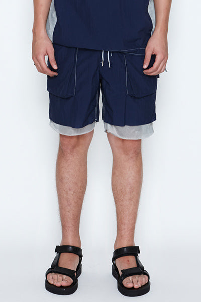 2017 S/S NUMBER (N)INE BOX POCKET SHORTS_NYLON