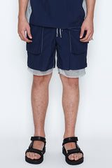 2017 S/S NUMBER (N)INE BOX POCKET SHORTS_NYLON