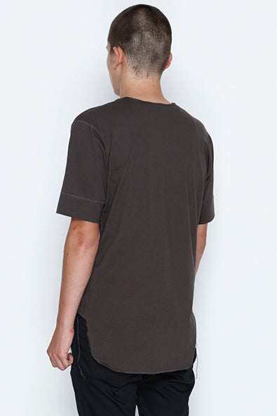 2017 S/S NUMBER (N)INE POCKET V NECK CUT&SEW CHARCOAL