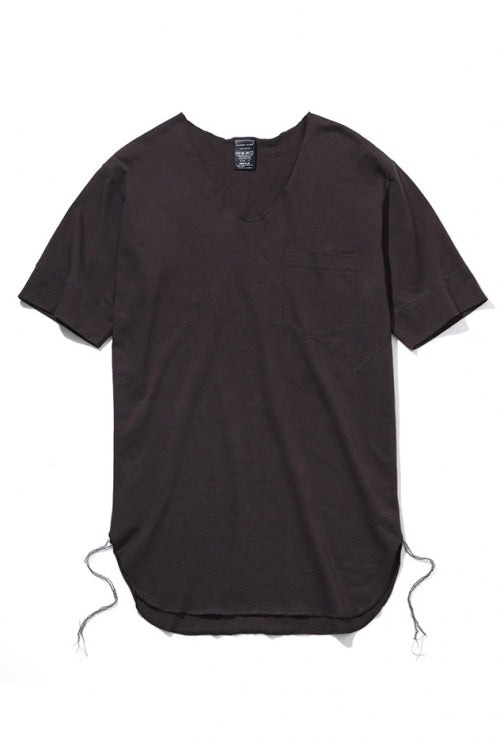 2017 S/S NUMBER (N)INE POCKET V NECK CUT&SEW CHARCOAL
