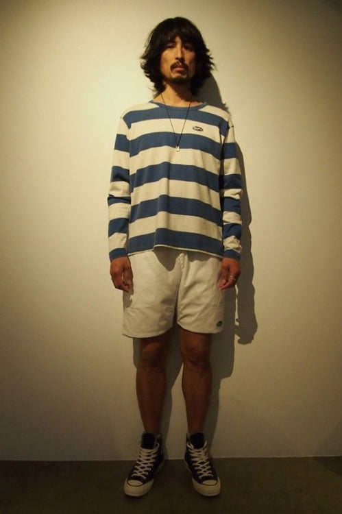 2017 S/S M reversible sweat shorts heather gray / white