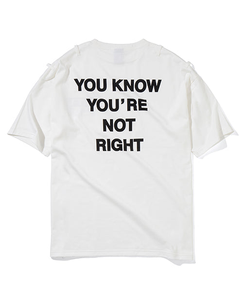 2018 S/S NUMBER (N)INE BIG T-SHIRTS__YOU KNOW